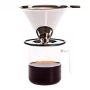 OFFICE DOT heat resistant glass mug without decor 0,4 L