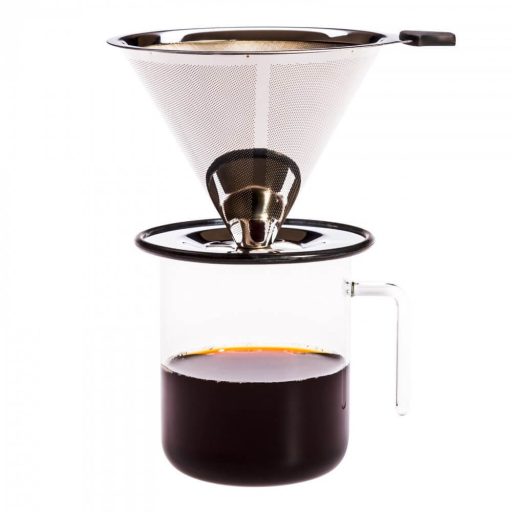 OFFICE DOT heat resistant glass mug without decor 0,4 L