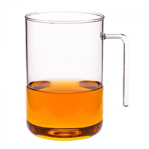 OFFICE DOT XL heat resistant glass mug without decor 0,6 L