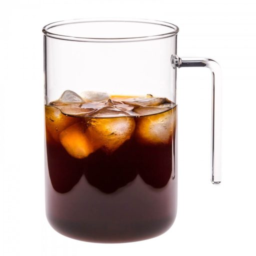 OFFICE DOT XL heat resistant glass mug without decor 0,6 L