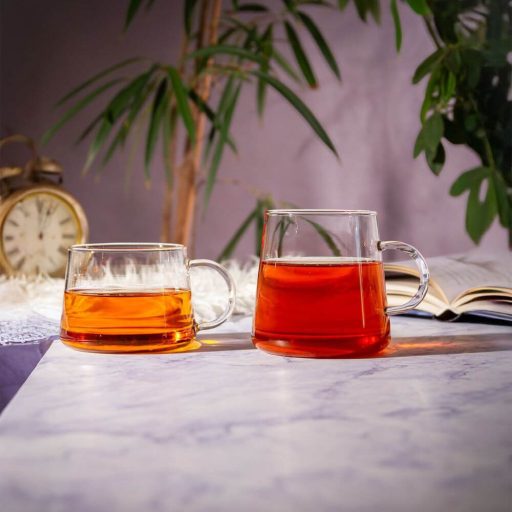 CONUM heat resistant glass mug 450 ml