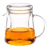FOR TWO (G) heat resistant glass teapot with lid and glass strainer 0,4 L