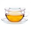 TEA TIME (G) hőálló üveg teáscsésze, kiegészítőkkel 0,3 L