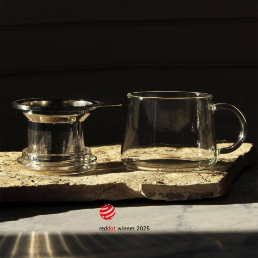 CONUM heat resistant glass mug 450 ml