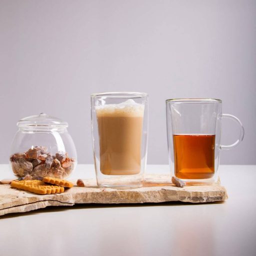 DUO Alpha+ duplafalú kávés csésze 300 ml (2db/dob) - fül nélkül