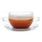HOT POT hőálló üveg leveses csésze üveg alátéttel 400 ml
