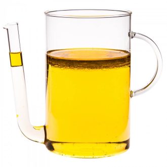 Hőálló üveg zsírelválasztó kanna XL, 1,2 L