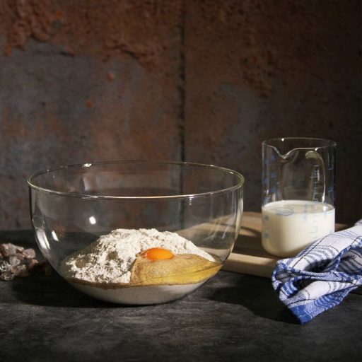 Heat resistant glass bowl 4 L