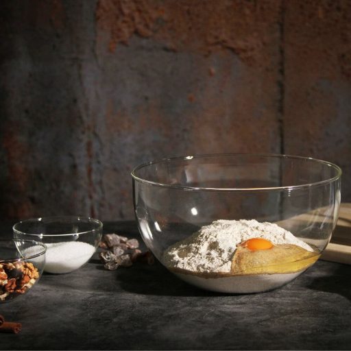 Heat resistant glass bowl 4 L