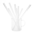 Glass straw Ø10mm x 25cm(6pcs/package) 