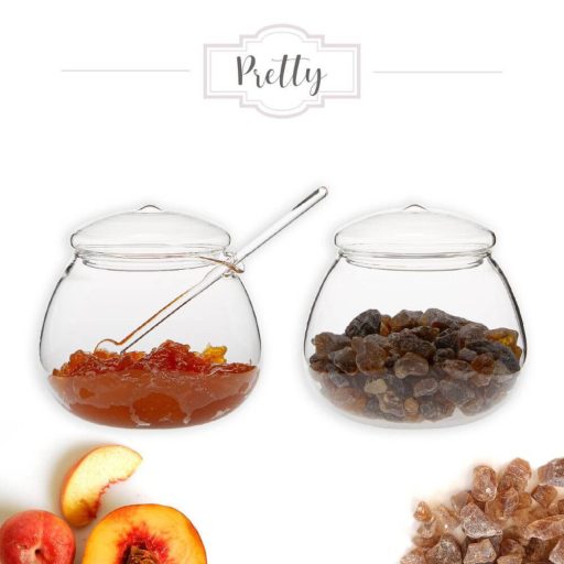 Sugar jar MIKO 250 ml, with lid