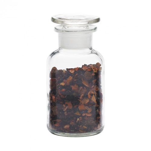 Fűszer-, teafű üveg konyhai tároló szett, átlátszó 0,25 L (2db/doboz)