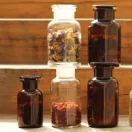 Apothecary bottle set transparent 0,5 L (2pcs/box)