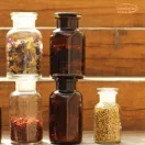 Apothecary bottle set transparent 0,1 L (2pcs/box)