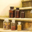 Apothecary bottle set braun 0,25 L (2pcs/box)
