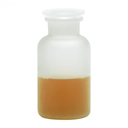 Fűszer-, teafű üveg konyhai tároló szett, matt fehér 0,5 L (2db/dob)