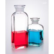 Apothecary bottle small - square, clear, 0.25l (2pcs/box)