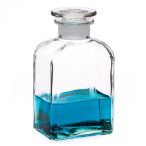 Apothecary bottle  medium - square, clear, 0.5l (2pcs/box)