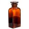 Apothecary bottle set square, braun 0,25 L (2pcs/box)