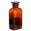 Apothecary bottle set square, braun 0,25 L (2pcs/box)