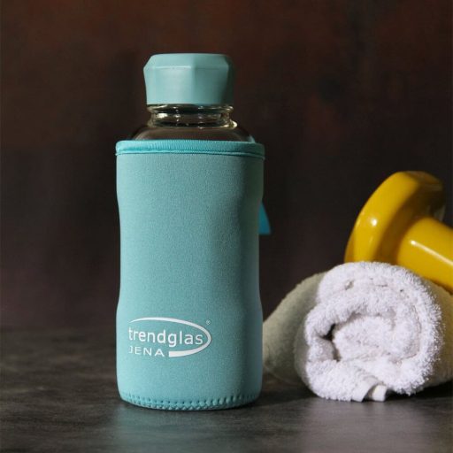 Hőtartó neoprén palackvédő huzat BLUE OCEAN 500 ml-es üveg kulacshoz - kék