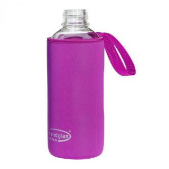   Hőtartó neoprén palackvédő huzat BLUE OCEAN 1000 ml-es üveg kulacshoz - lila