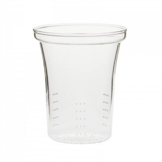 Premium glass strainer, laser perforated