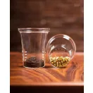 Premium glass strainer, laser perforated