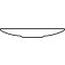 Glass saucer for cup OPUS