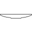 Glass saucer for cup OPUS
