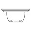 Glass strainer for TEA TIME