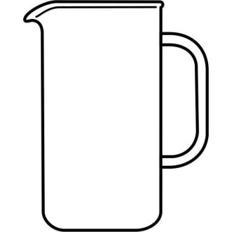 Glass body PISA 1,2 L