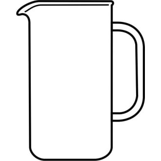 Glass body PISA 0,6 L