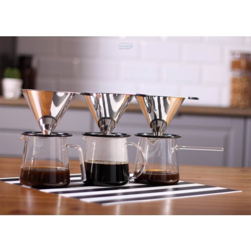 Fémszűrő POUR OVER kávéhoz
