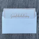 Gift Card anvelope - same paper as the Gift Card