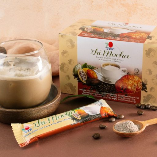 DXN - Zhi Mocha kávé kakaóval (20 tasak x 21 g)