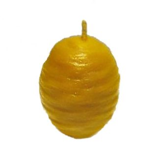 Handmade beeswax candle - Egg (6cm x 3cm)