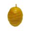 Handmade beeswax candle - Egg (6cm x 3cm)