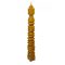 Handmade beeswax candle - Carved_1 (21cm x2,3cm)