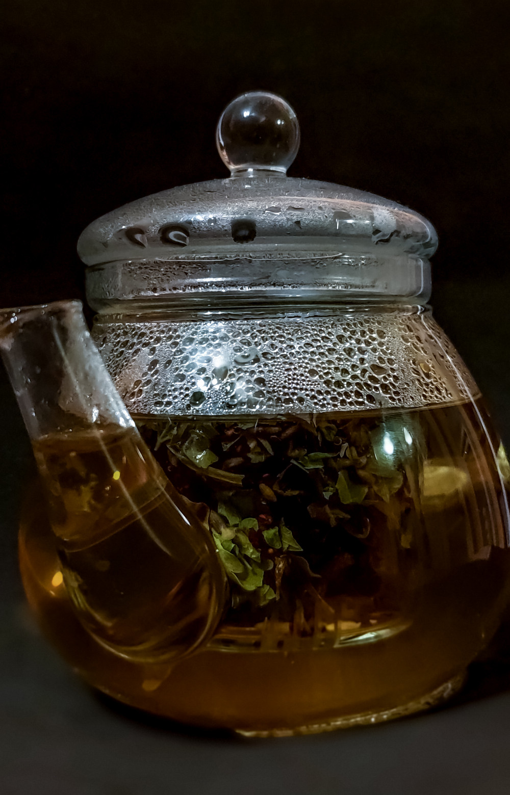     PRETTY TEA I (G) hőálló üveg teáskanna, kiegészítőkkel 0,5 L